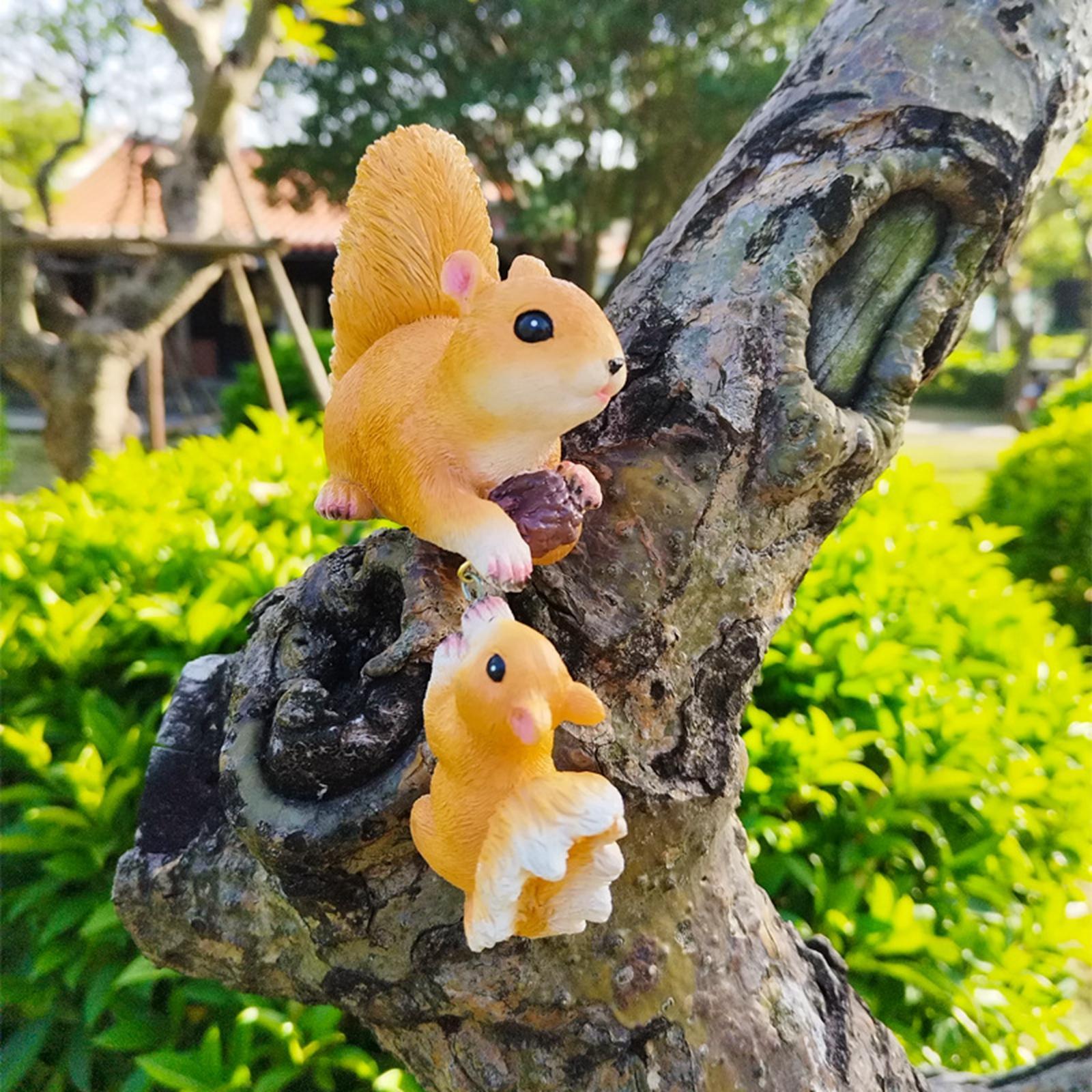 Garden Squirrel Ornament Resin - Bonsai Garden Art ulasan dan harga