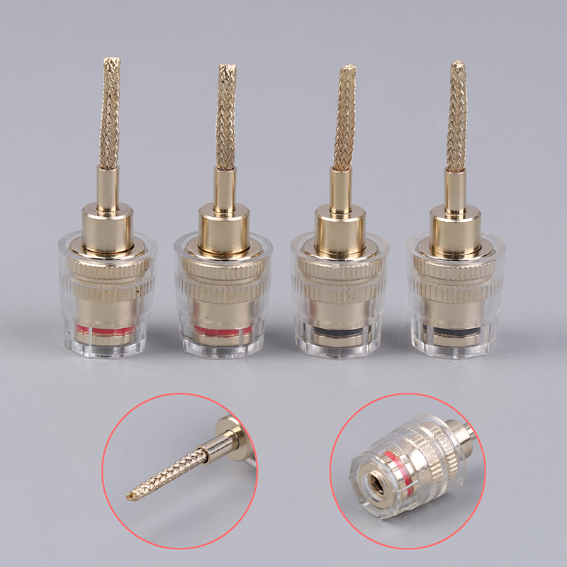 2/4Pcs 4MM Banana Female To 2M - Copper Wire Roll ulasan dan harga