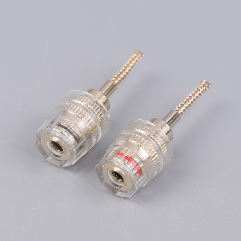 2/4Pcs 4MM Banana Female To 2M - Copper Wire Roll ulasan dan harga